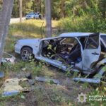 На автодорозі Черняхів – Малин – Термахівка ВАЗ влетів у стовп: двоє пенсіонерів у лікарні
