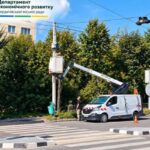 У Бердичеві на вулиці Житомирській почали встановлювати камеру контролю швидкості
