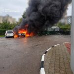 Ворог весь день атакує Житомирщину: ДСНС ліквідувала пожежі на двох АЗС та в магазині під загрозою повторних ударів